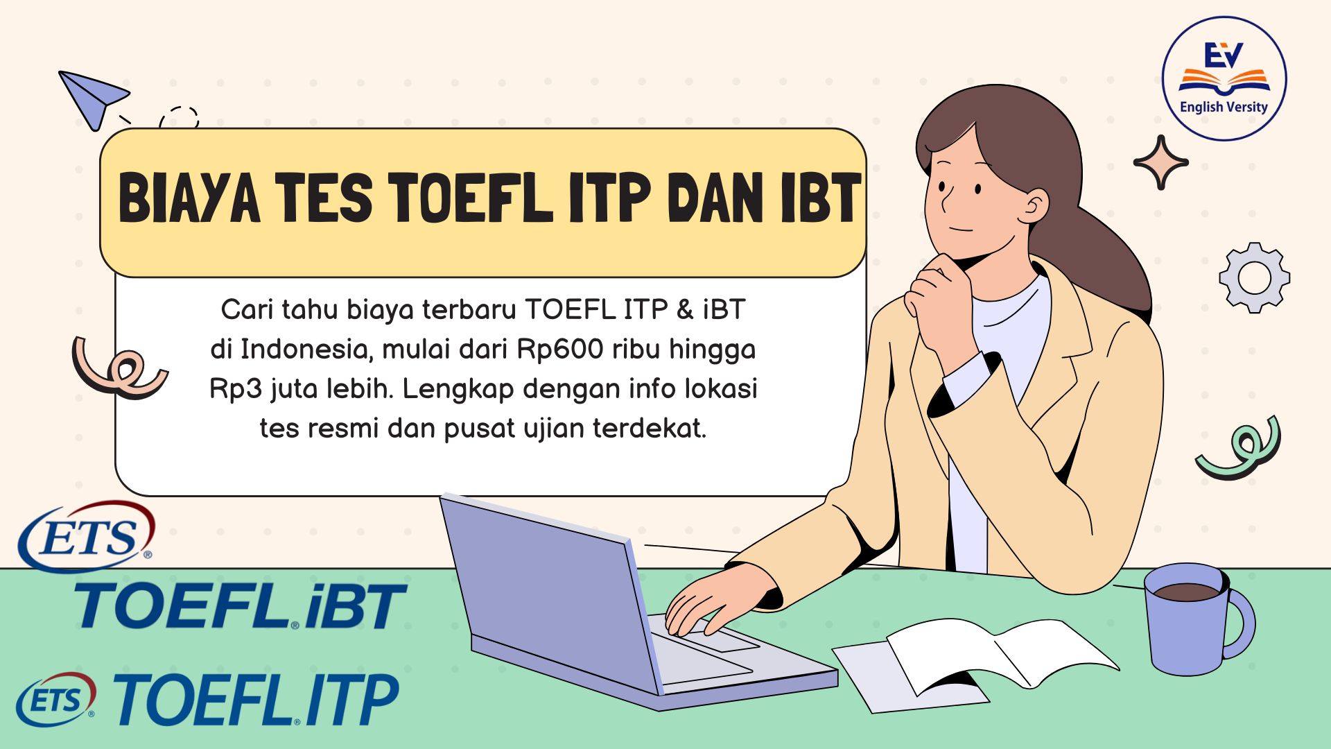 Biaya Tes TOEFL ITP dan iBT di Indonesia